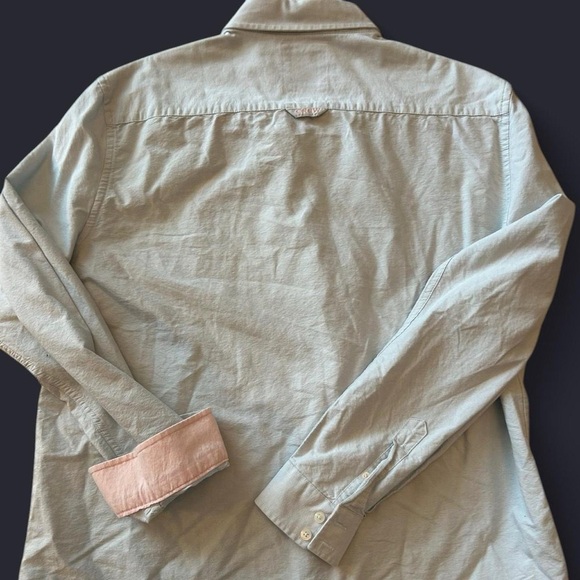 Crew Clothing Chambray Blue Slim Fit Oxford Shirt - XXL - Picture 7 of 7